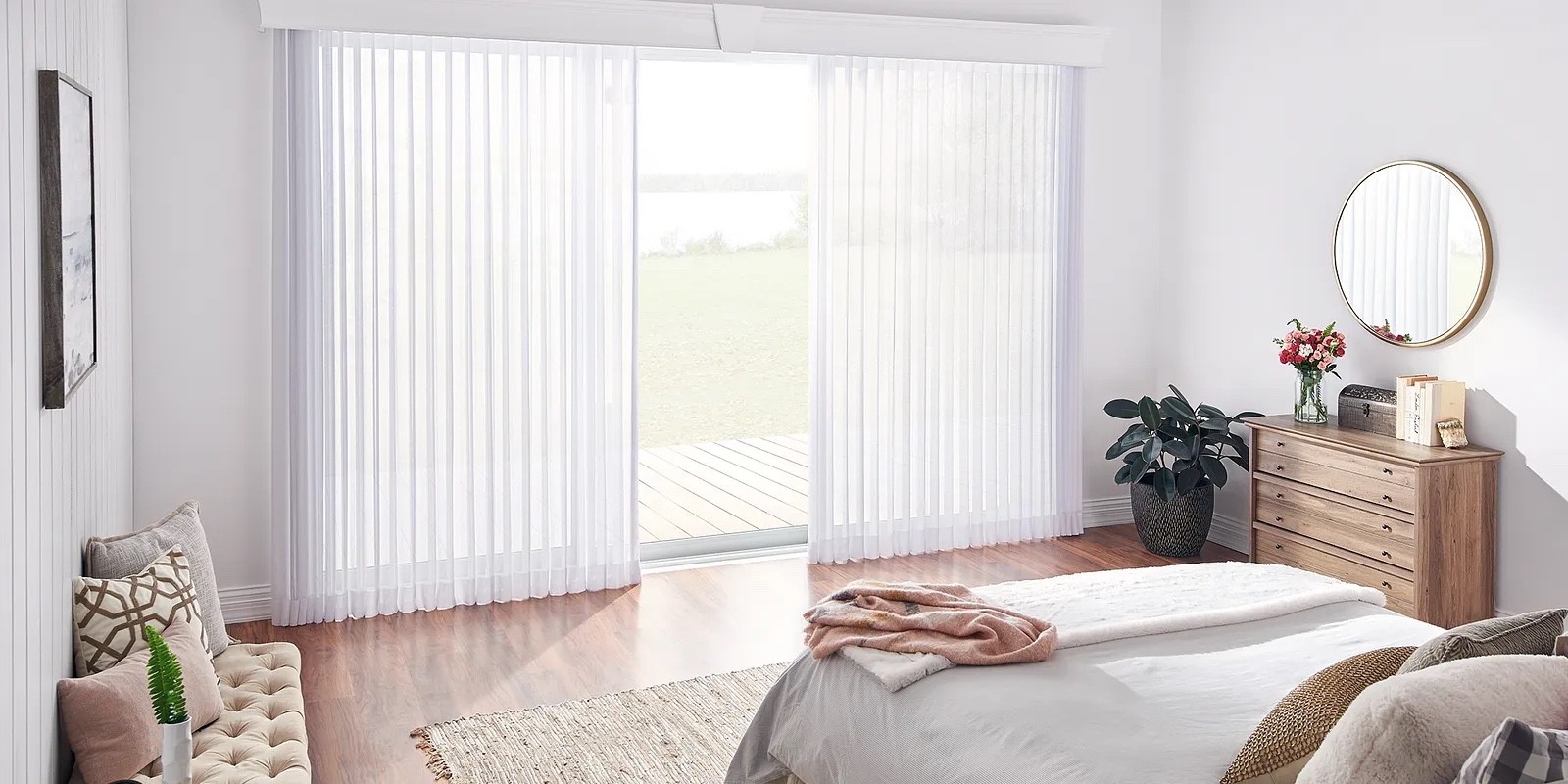 Vertical blinds | Floor to Ceiling - Mason City
