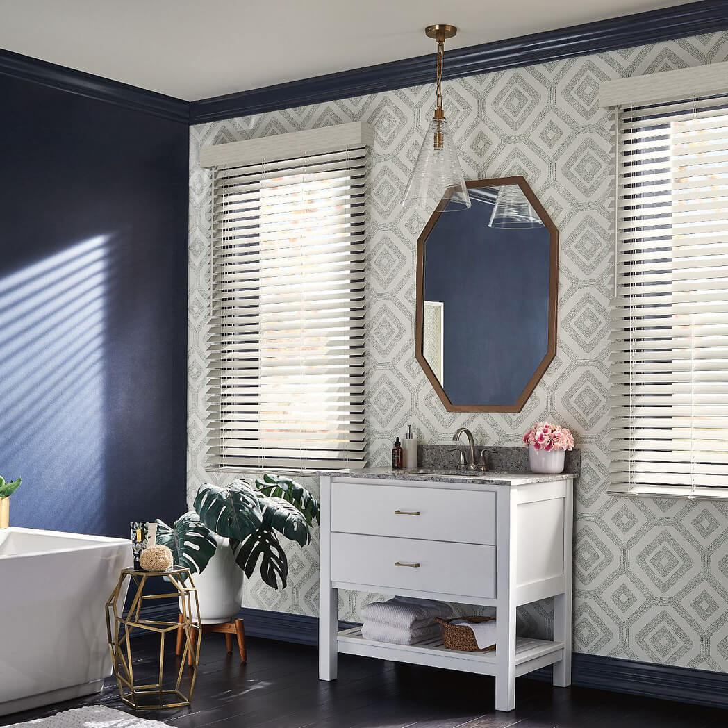 Graber wood blinds | Floor to Ceiling - Mason City