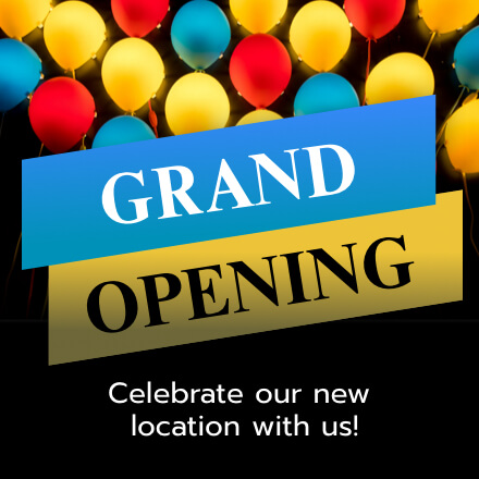 Grand Opening - Celebrate our new location with us. | Floor to Ceiling - Mason City